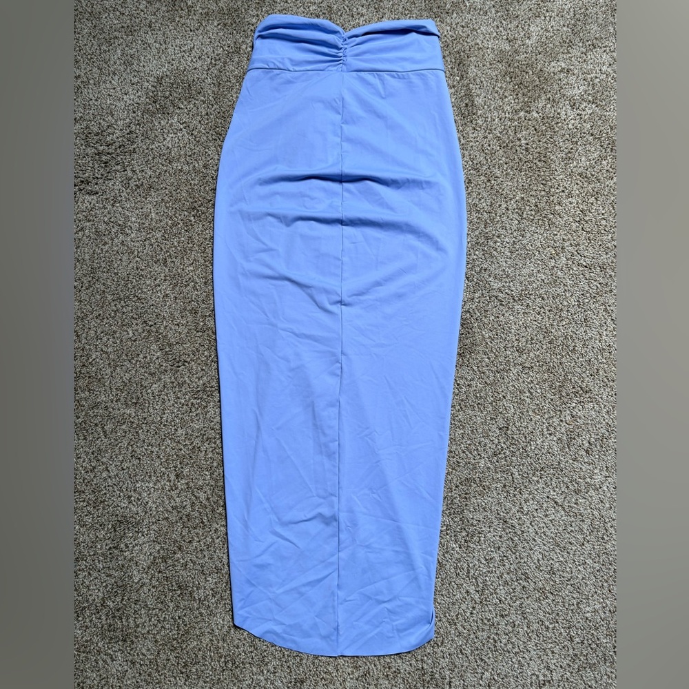 SKIMS NWT Sarong Coverup Skirt Ruched Back Knotted Front Side Slit Front Medium - Picture 8 of 8
